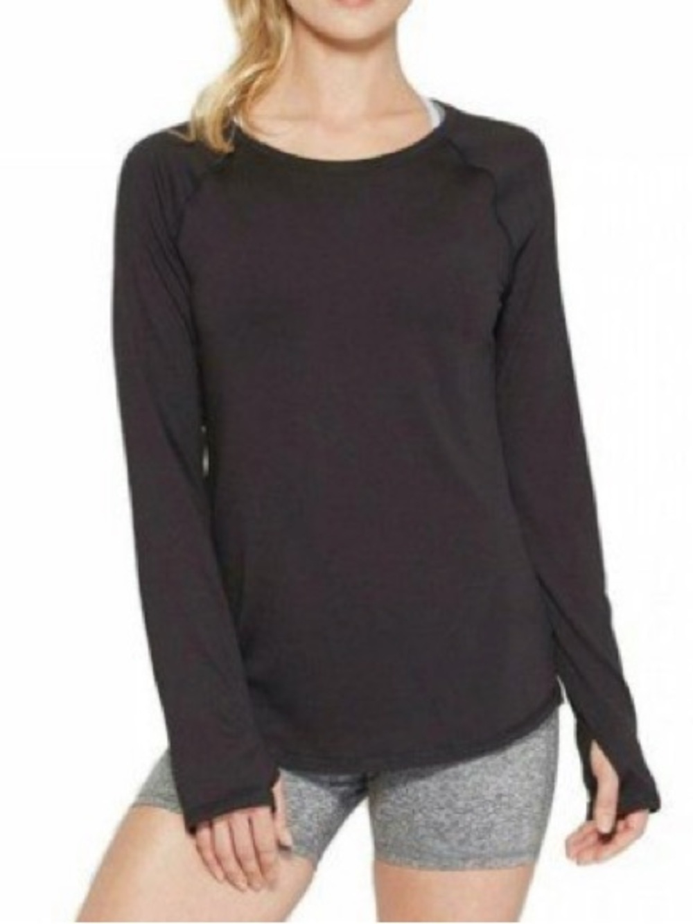C9 Champion Black Long-Sleeve Athletic Performance Top